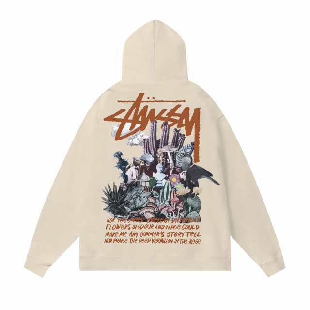 STUSSY ステューシー ジップアップ スウエット パーカー プルオーバー ロゴ プリント 長袖 トップス 秋服 トレーナー｜au PAY マーケット